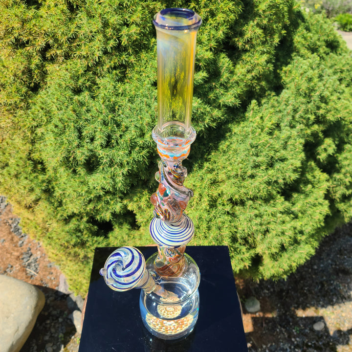 TAKO x Molten Imagination x JHP Collab Old School Bell Bong *SOLD* Glass Pipe Tako Glass   