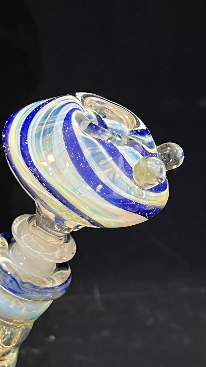TAKO x Molten Imagination x JHP Collab Old School Bell Bong *SOLD* Glass Pipe Tako Glass   