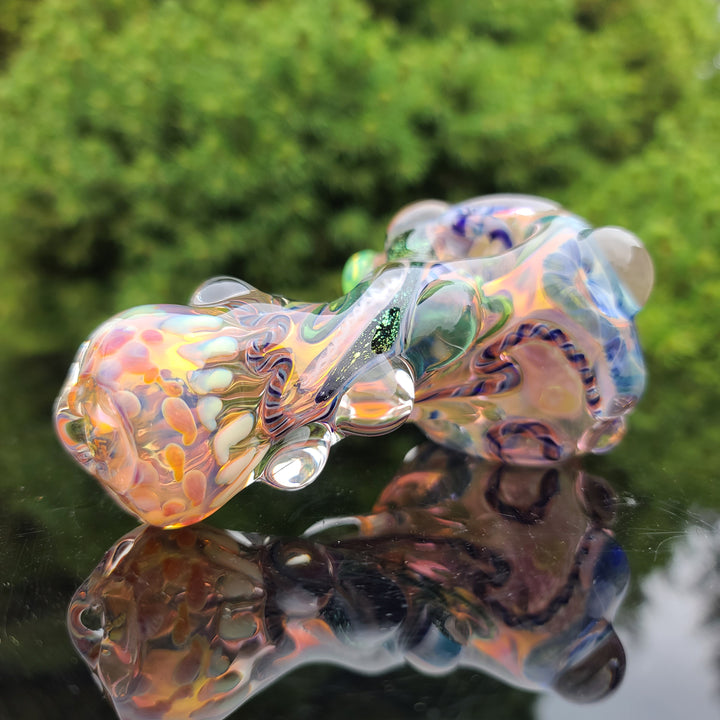 Molten Thick and Twisted Pipe Glass Pipe Molten Imagination   
