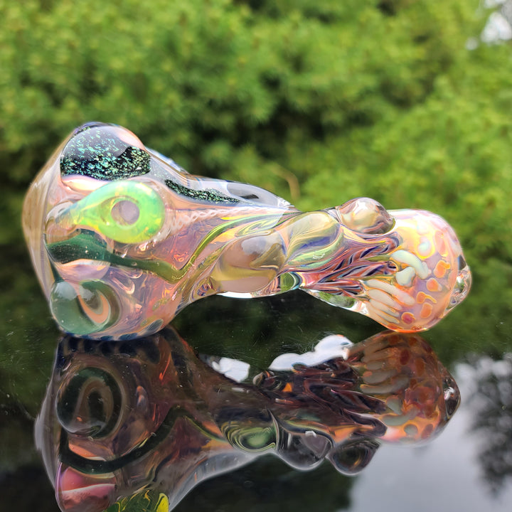 Molten Thick and Twisted Pipe Glass Pipe Molten Imagination   