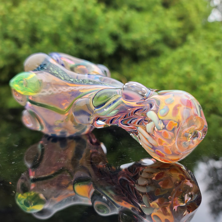 Molten Thick and Twisted Pipe Glass Pipe Molten Imagination   