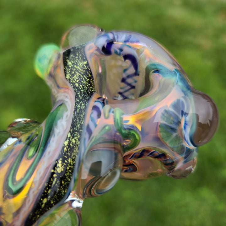 Molten Thick and Twisted Pipe Glass Pipe Molten Imagination   