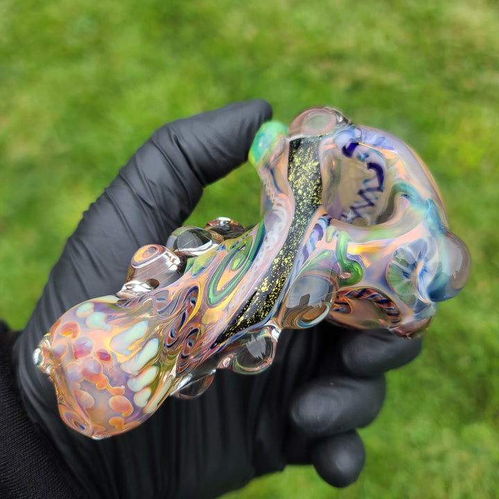 Molten Thick and Twisted Pipe Glass Pipe Molten Imagination   