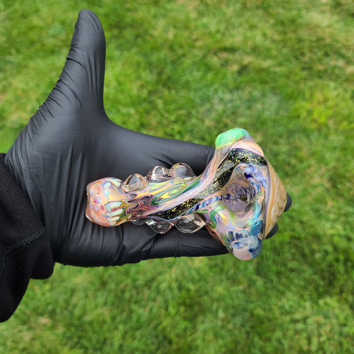 Molten Thick and Twisted Pipe Glass Pipe Molten Imagination   
