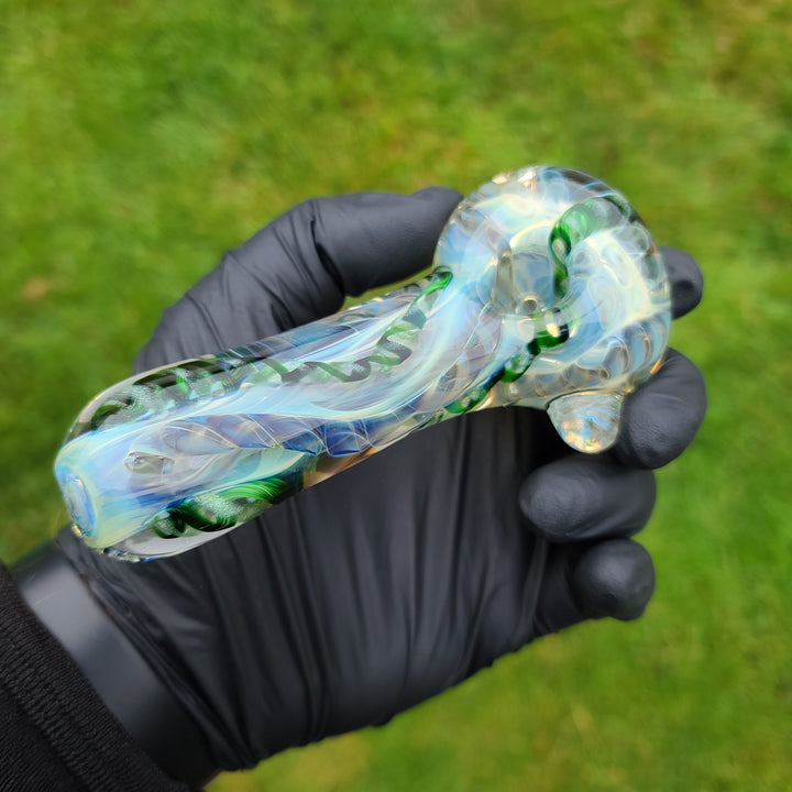 Super Thick Inside Out Spoon Glass Pipe Tako Glass   