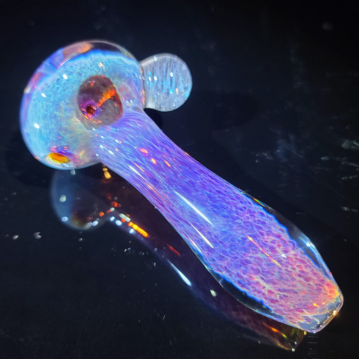 Purple Nebula Pipe with Dichro Marble Glass Pipe Tako Glass   