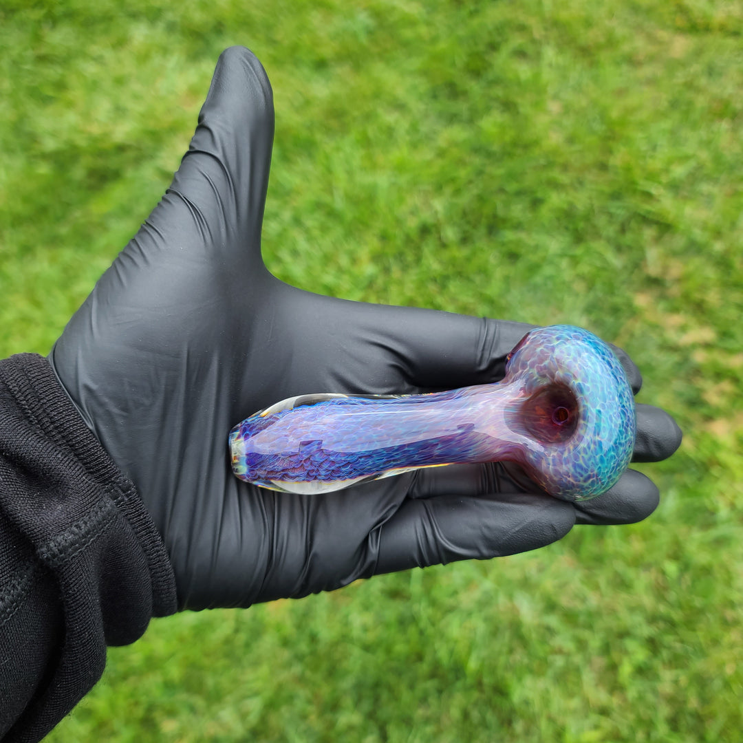 Purple Nebula Large Glass Pipe Glass Pipe Tako Glass   