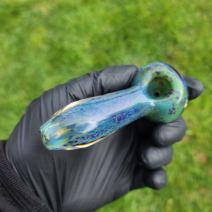 Purple Sea Foam Pipe Glass Pipe Tako Glass   