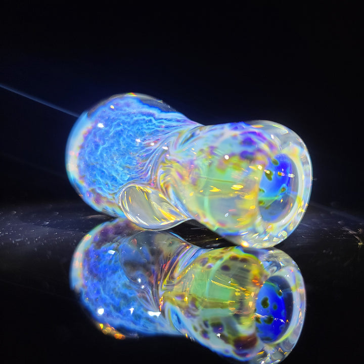 Stubby Purple Nebula Chillum Glass Pipe Tako Glass   