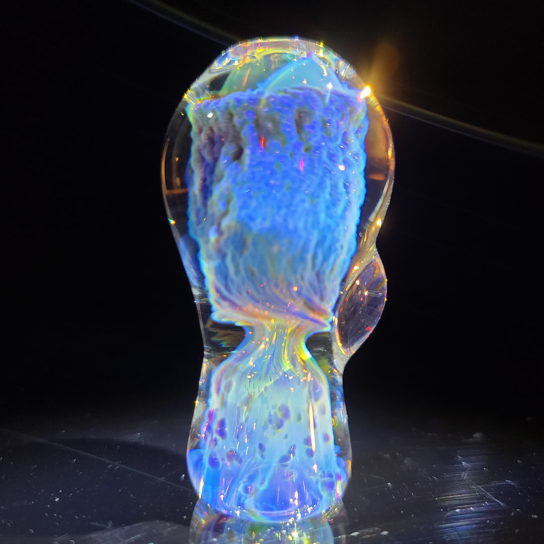 Stubby Purple Nebula Chillum Glass Pipe Tako Glass   