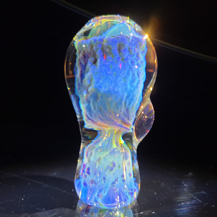 Stubby Purple Nebula Chillum Glass Pipe Tako Glass   