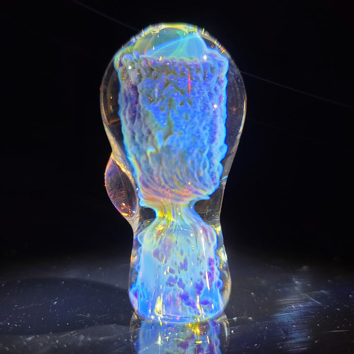 Stubby Purple Nebula Chillum Glass Pipe Tako Glass   