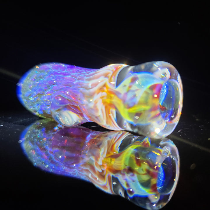Purple Nebula Chillum Glass Pipe Tako Glass   