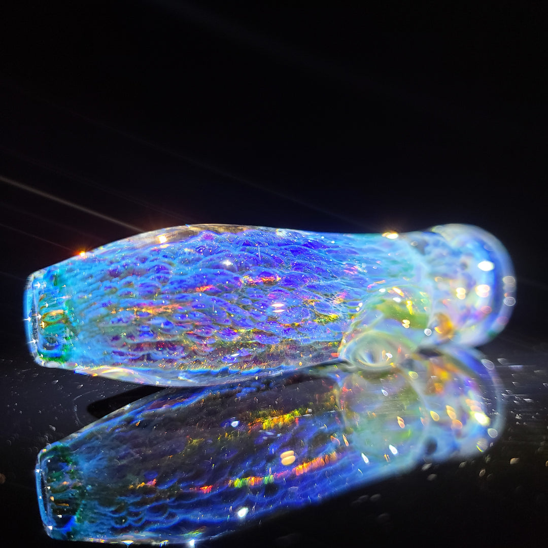 Purple Nebula Chillum Glass Pipe Tako Glass   