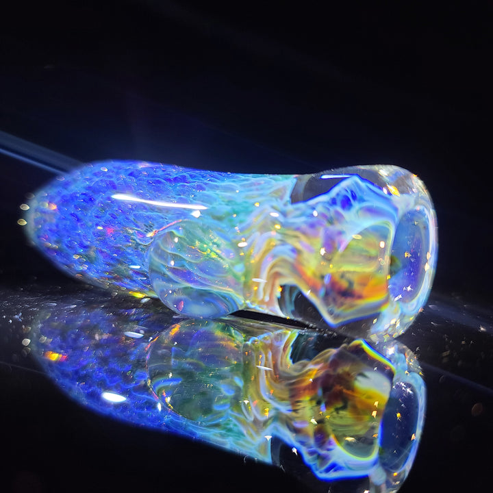 Purple Nebula Chillum Glass Pipe Tako Glass   