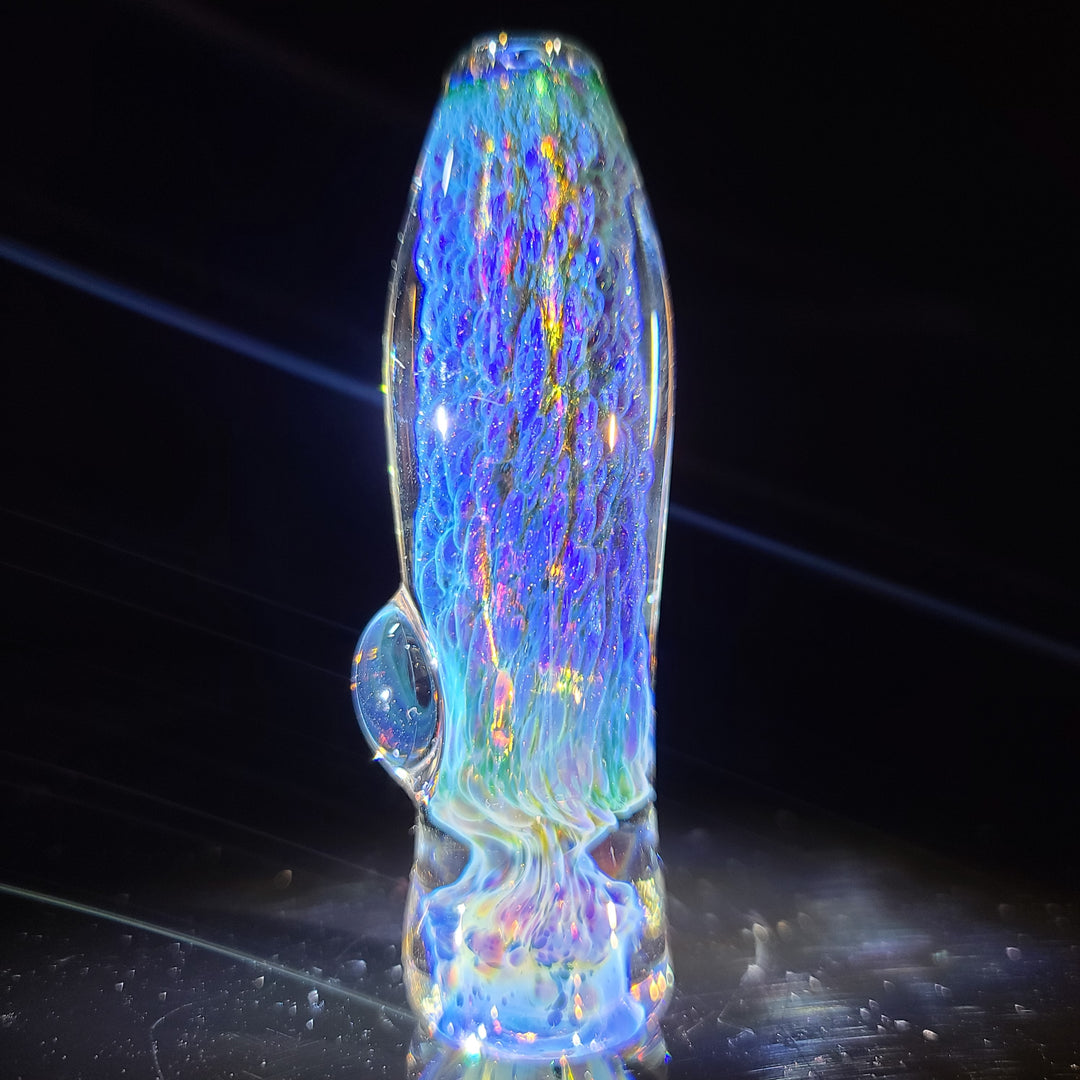 Purple Nebula Chillum Glass Pipe Tako Glass   
