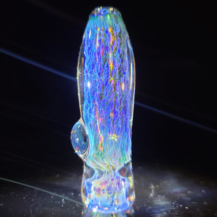Purple Nebula Chillum Glass Pipe Tako Glass   