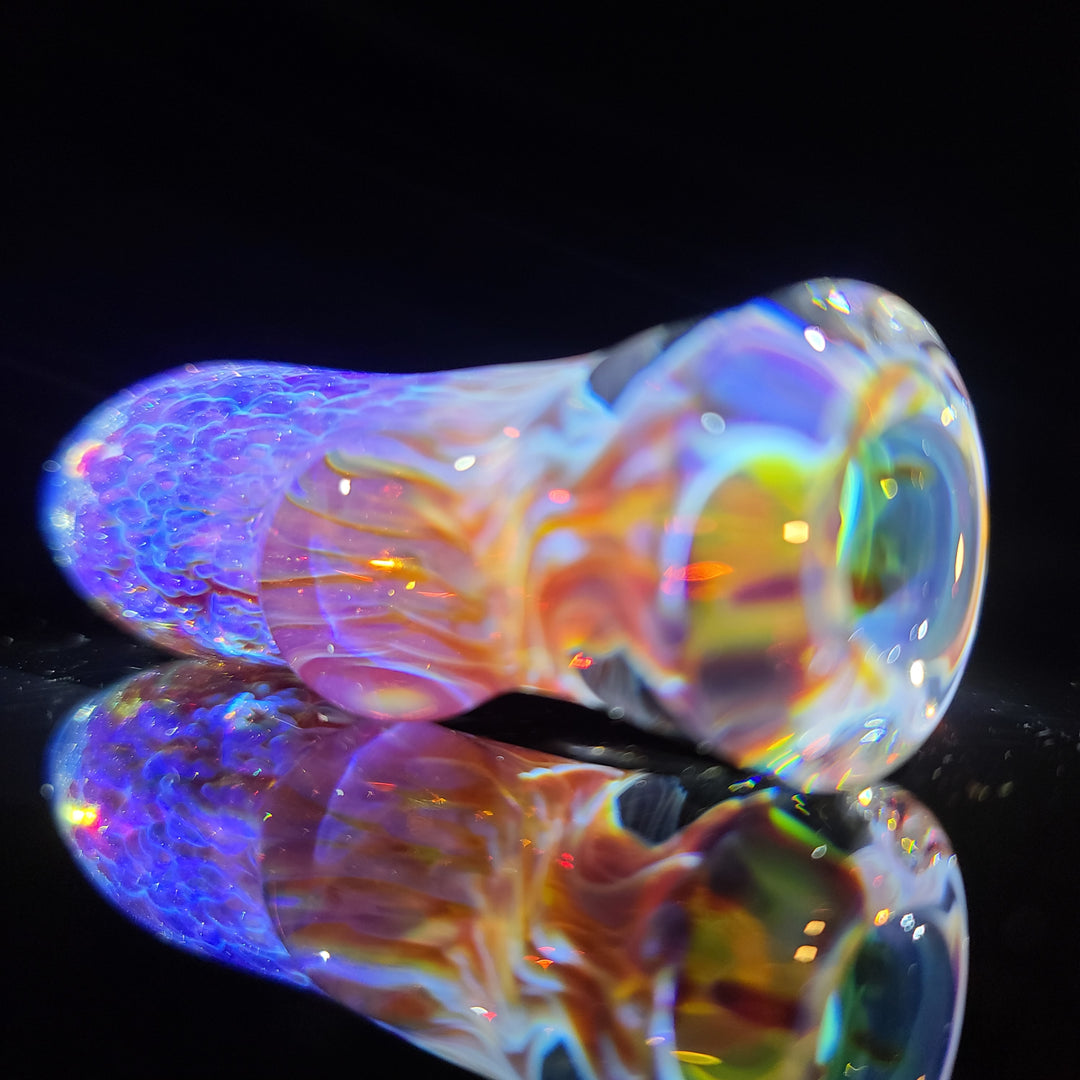 Purple Nebula Chillum Glass Pipe Tako Glass   