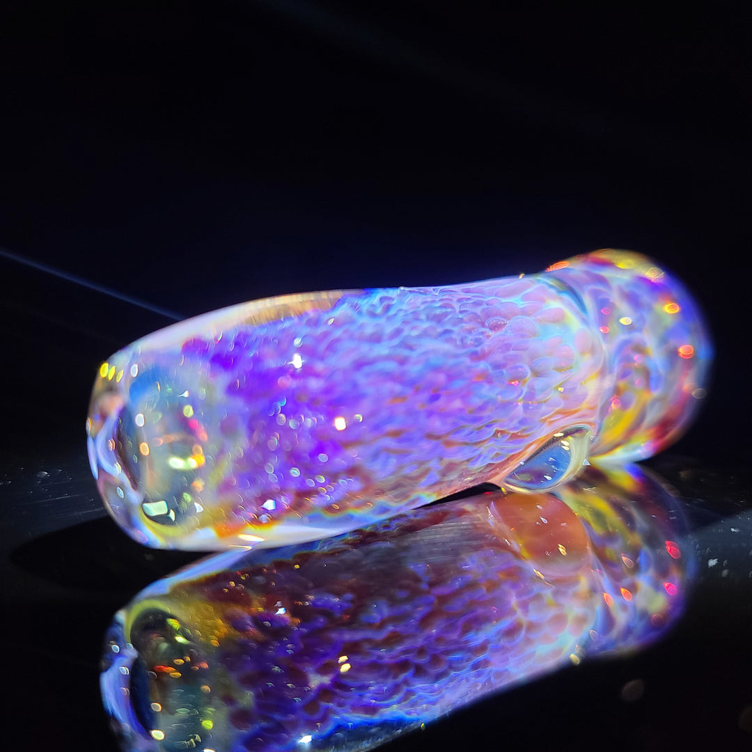 Purple Nebula Chillum Glass Pipe Tako Glass   