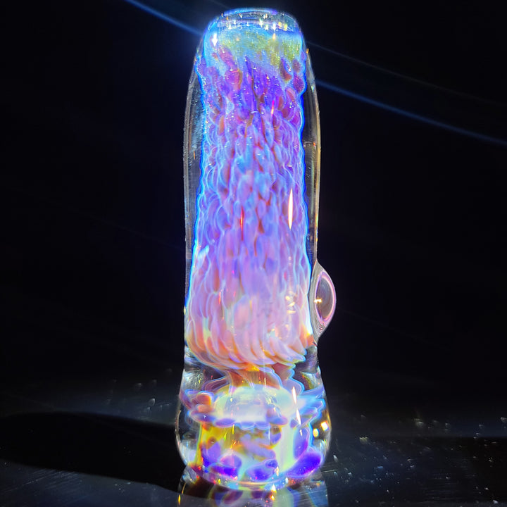 Purple Nebula Chillum Glass Pipe Tako Glass   