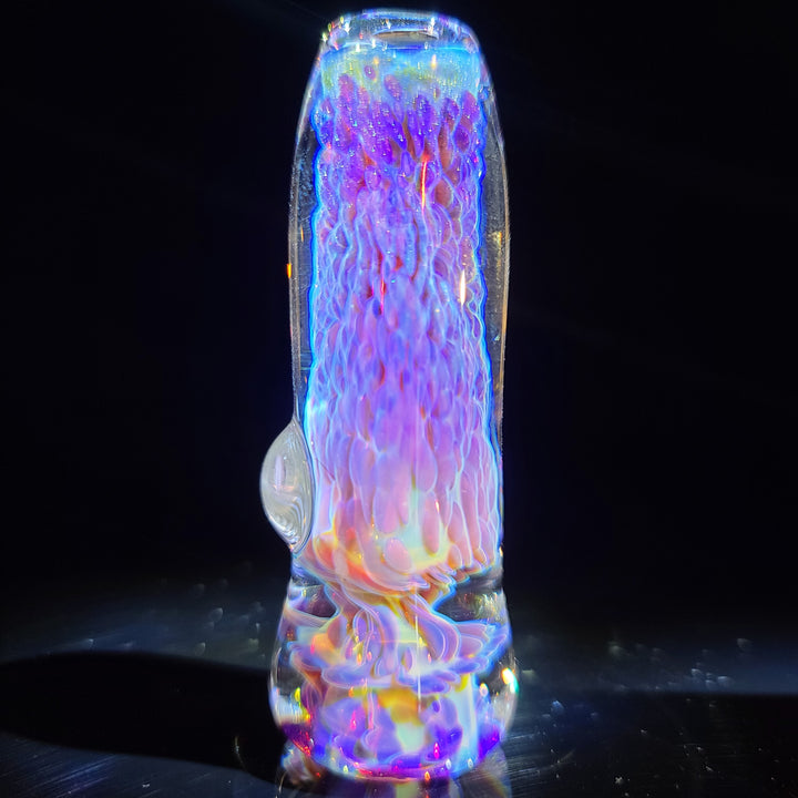 Purple Nebula Chillum Glass Pipe Tako Glass   