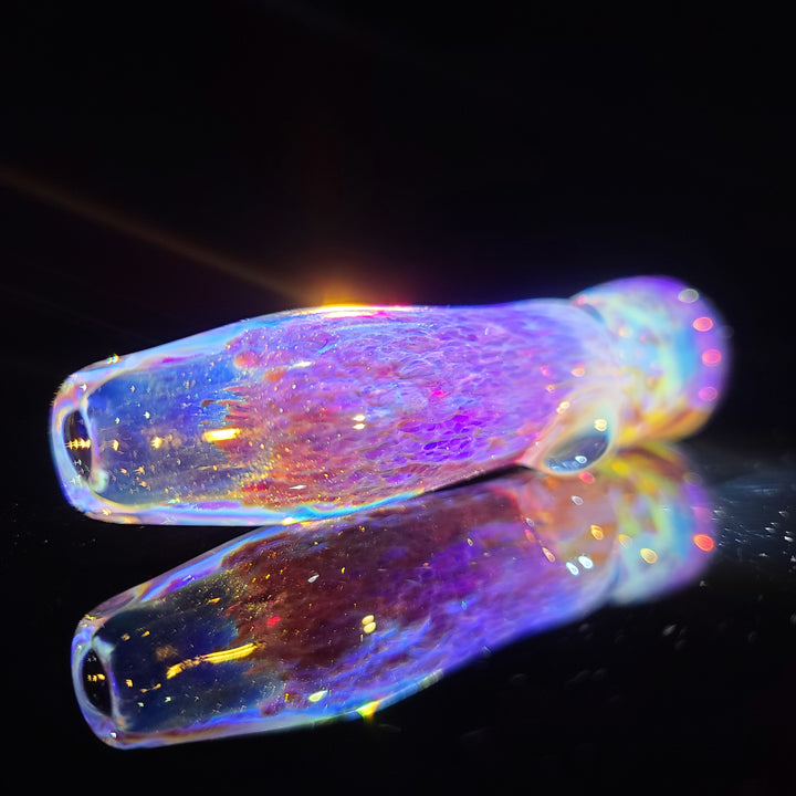 Purple Nebula Chillum Glass Pipe Tako Glass   