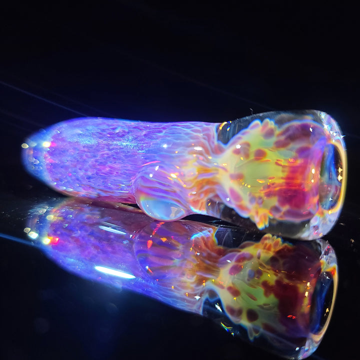 Purple Nebula Chillum Glass Pipe Tako Glass   