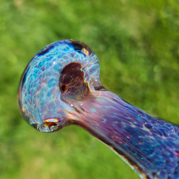 Purple Nebula Glass Pipe Glass Pipe Tako Glass   