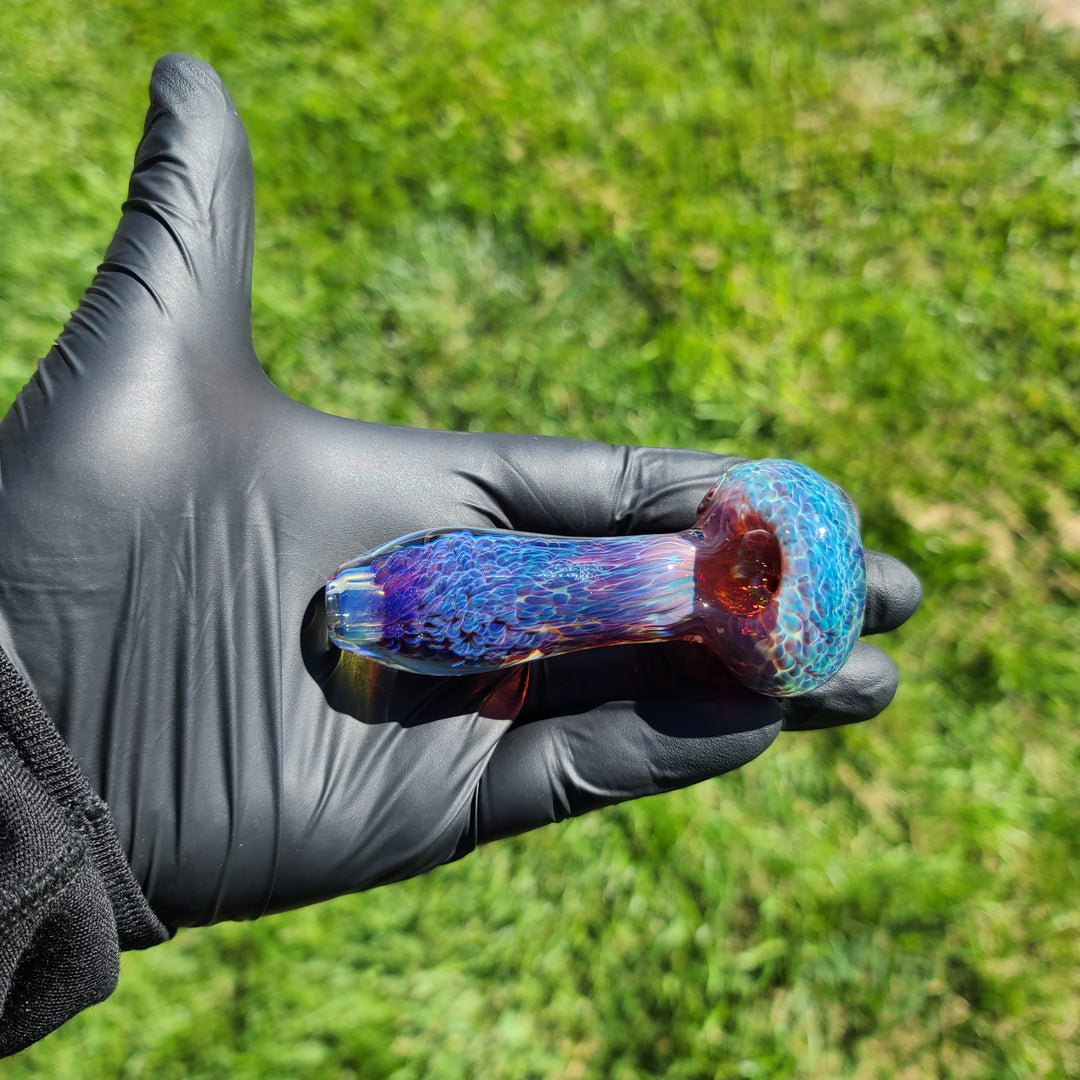 Purple Nebula Glass Pipe Glass Pipe Tako Glass   