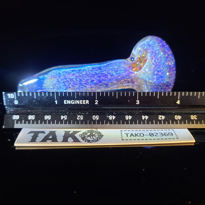 Purple Nebula Space Dust Pipe Glass Pipe Tako Glass   