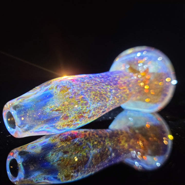 Purple Nebula Space Dust Pipe Glass Pipe Tako Glass   
