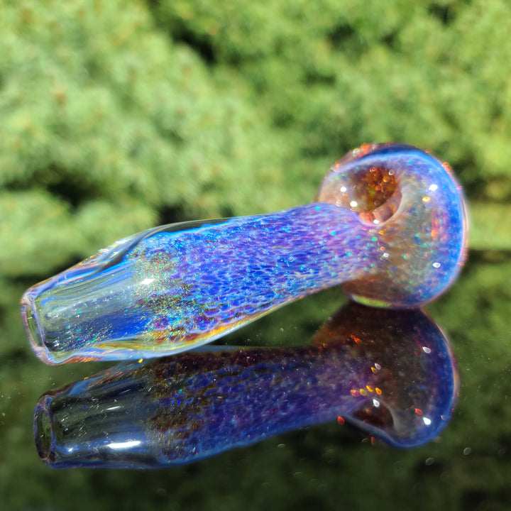 Purple Nebula Space Dust Pipe Glass Pipe Tako Glass   