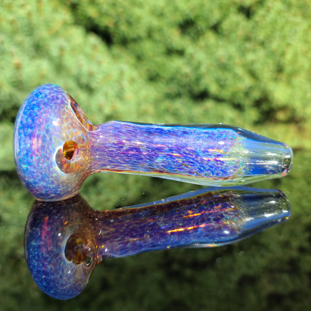 Purple Nebula Space Dust Pipe Glass Pipe Tako Glass   