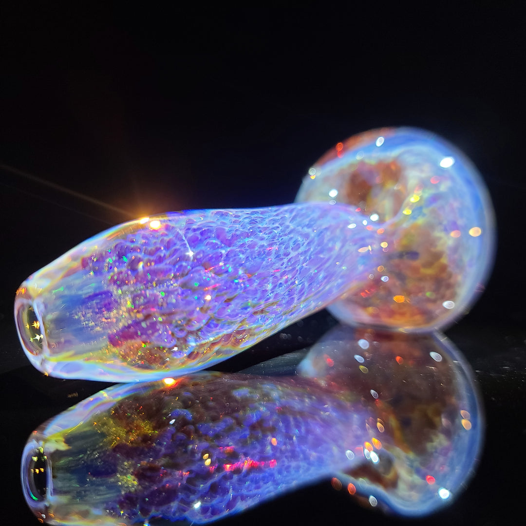 Purple Nebula Space Dust Pipe Glass Pipe Tako Glass   