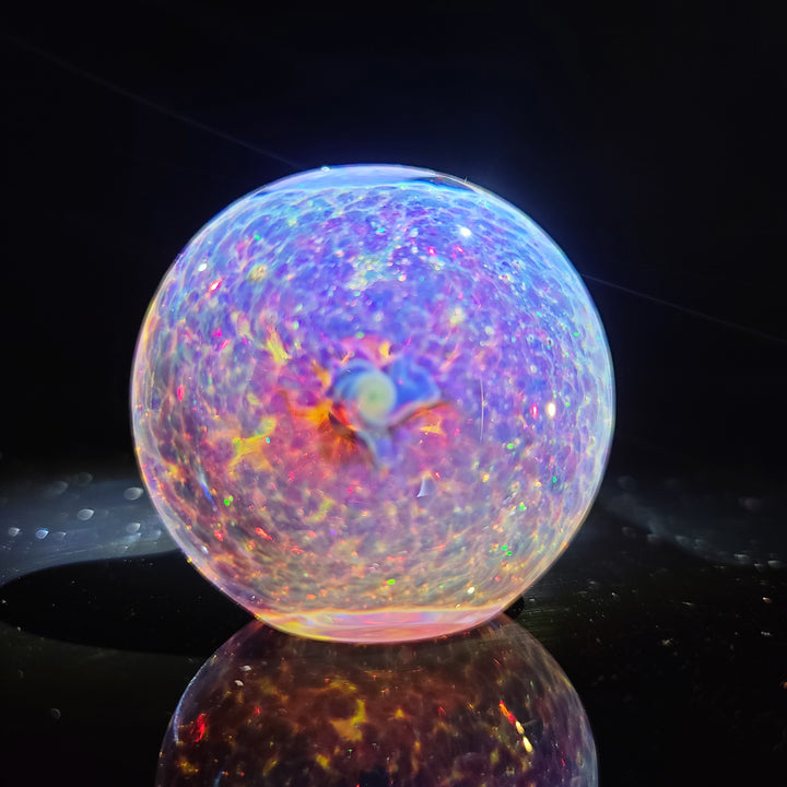 Purple Nebula Space Dust Pipe Glass Pipe Tako Glass   