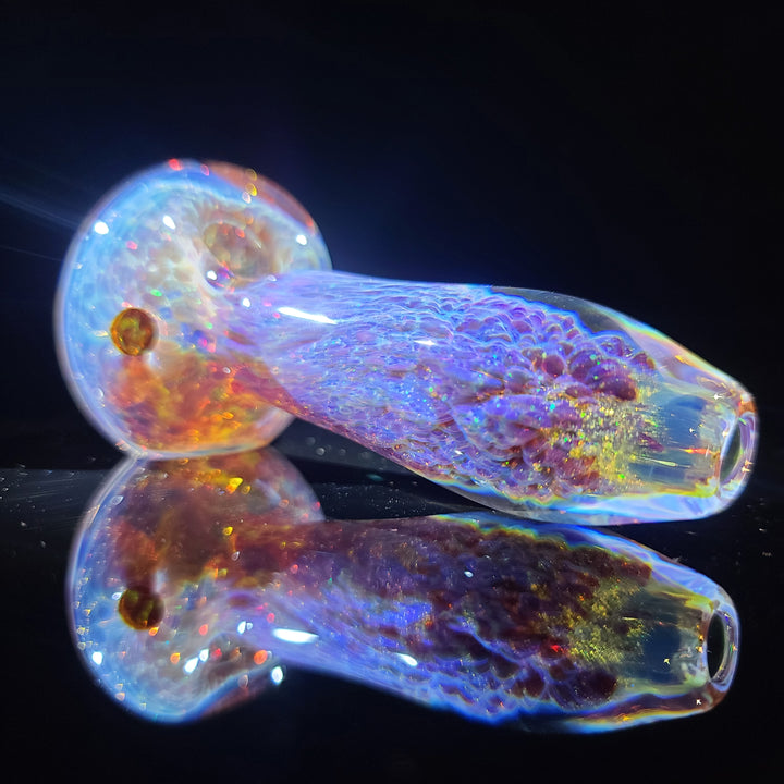 Purple Nebula Space Dust Pipe Glass Pipe Tako Glass   