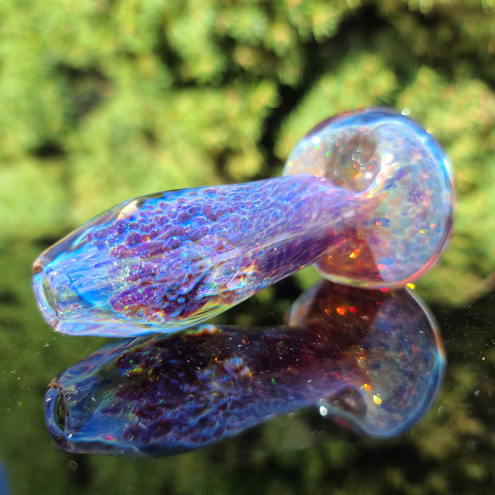 Purple Nebula Space Dust Pipe Glass Pipe Tako Glass   
