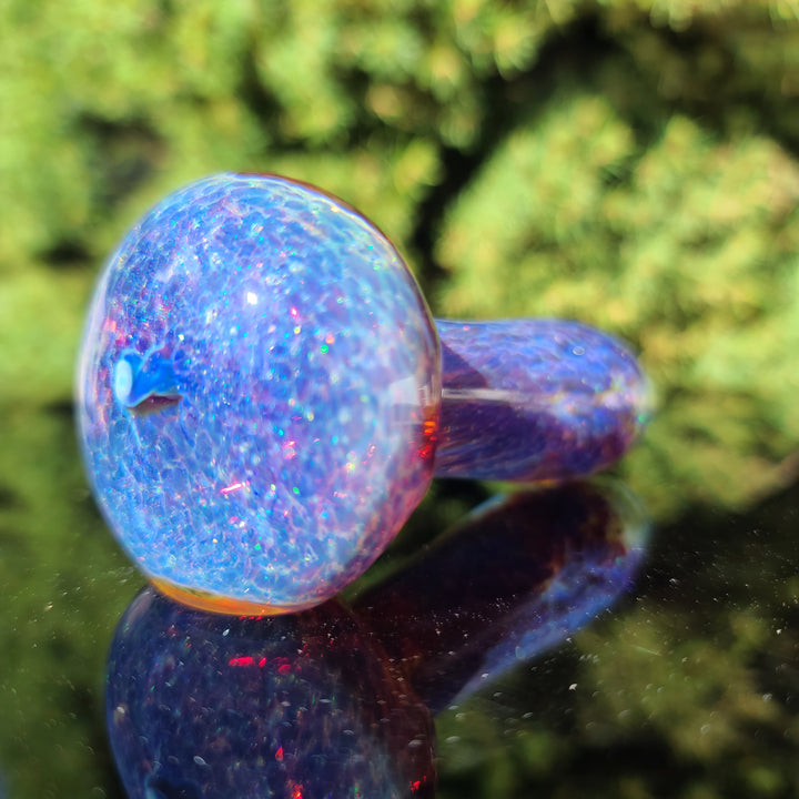 Purple Nebula Space Dust Pipe Glass Pipe Tako Glass   