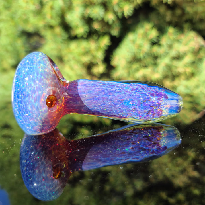 Purple Nebula Space Dust Pipe Glass Pipe Tako Glass   