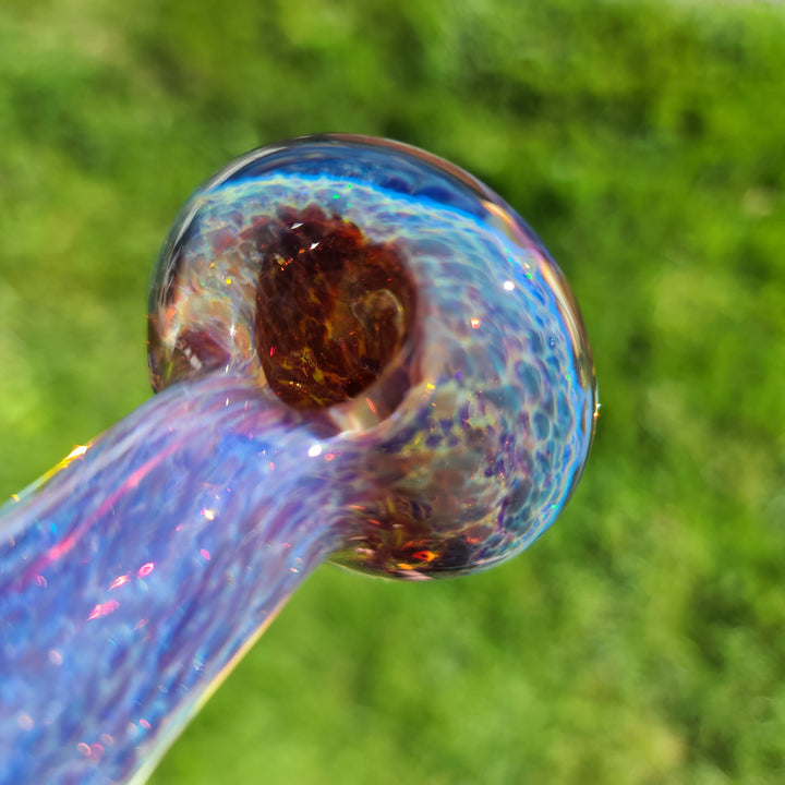 Purple Nebula Space Dust Pipe Glass Pipe Tako Glass   