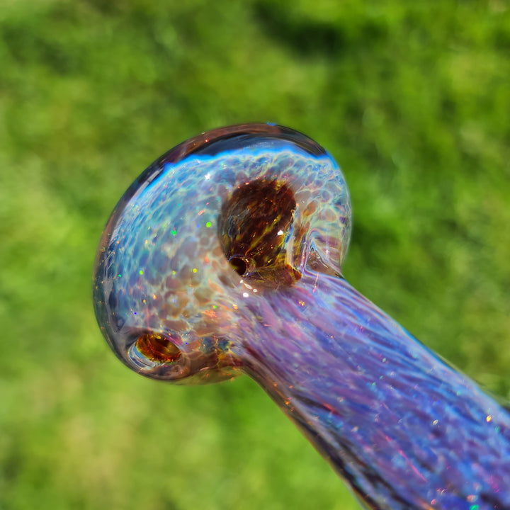 Purple Nebula Space Dust Pipe Glass Pipe Tako Glass   