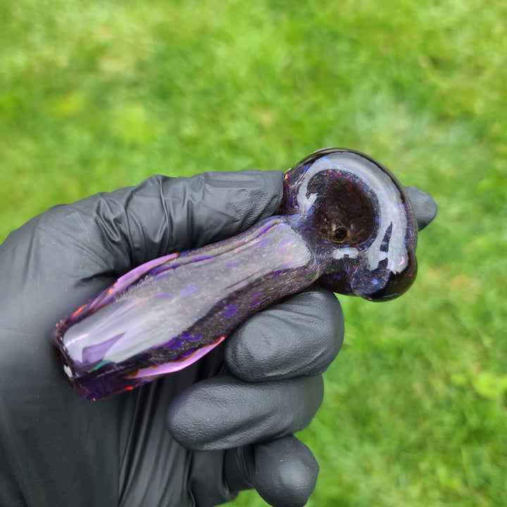 Sparkly Black Plasma Pipe Glass Pipe Tako Glass   