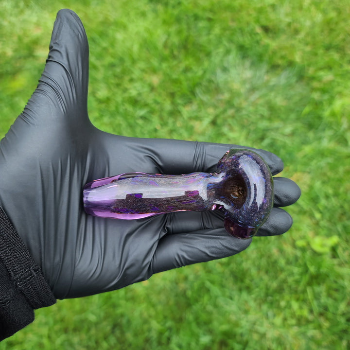 Sparkly Black Plasma Pipe Glass Pipe Tako Glass   