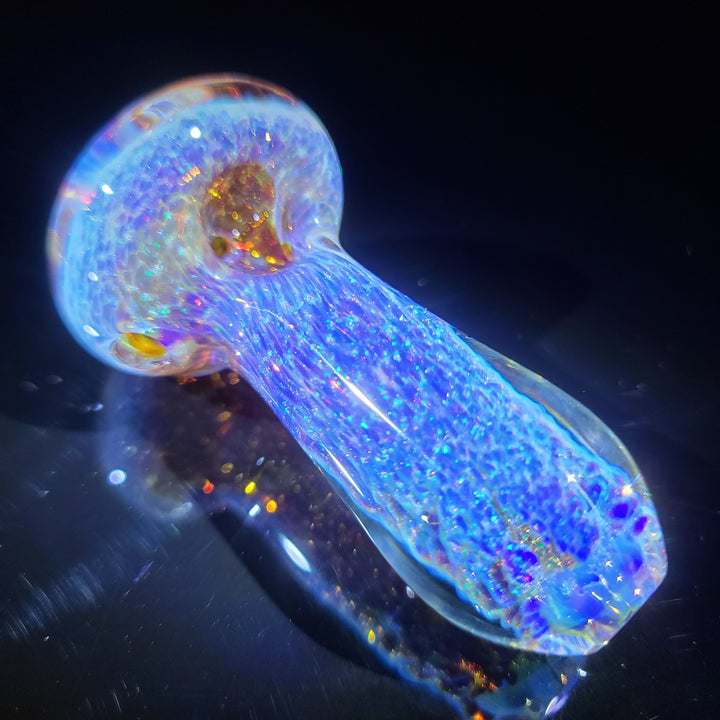 Purple Nebula Space Dust Pocket Pipe Glass Pipe Tako Glass   