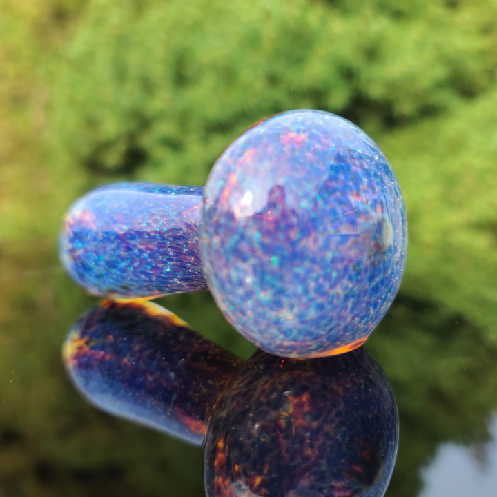 Purple Nebula Space Dust Pocket Pipe Glass Pipe Tako Glass   