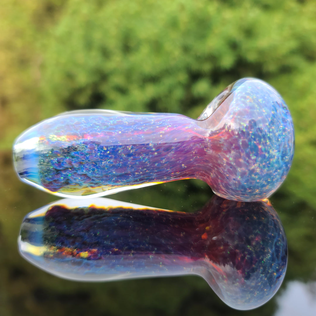 Purple Nebula Space Dust Pocket Pipe Glass Pipe Tako Glass   