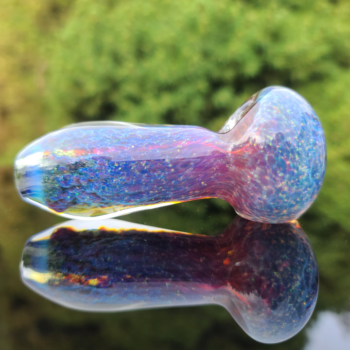 Purple Nebula Space Dust Pocket Pipe Glass Pipe Tako Glass   