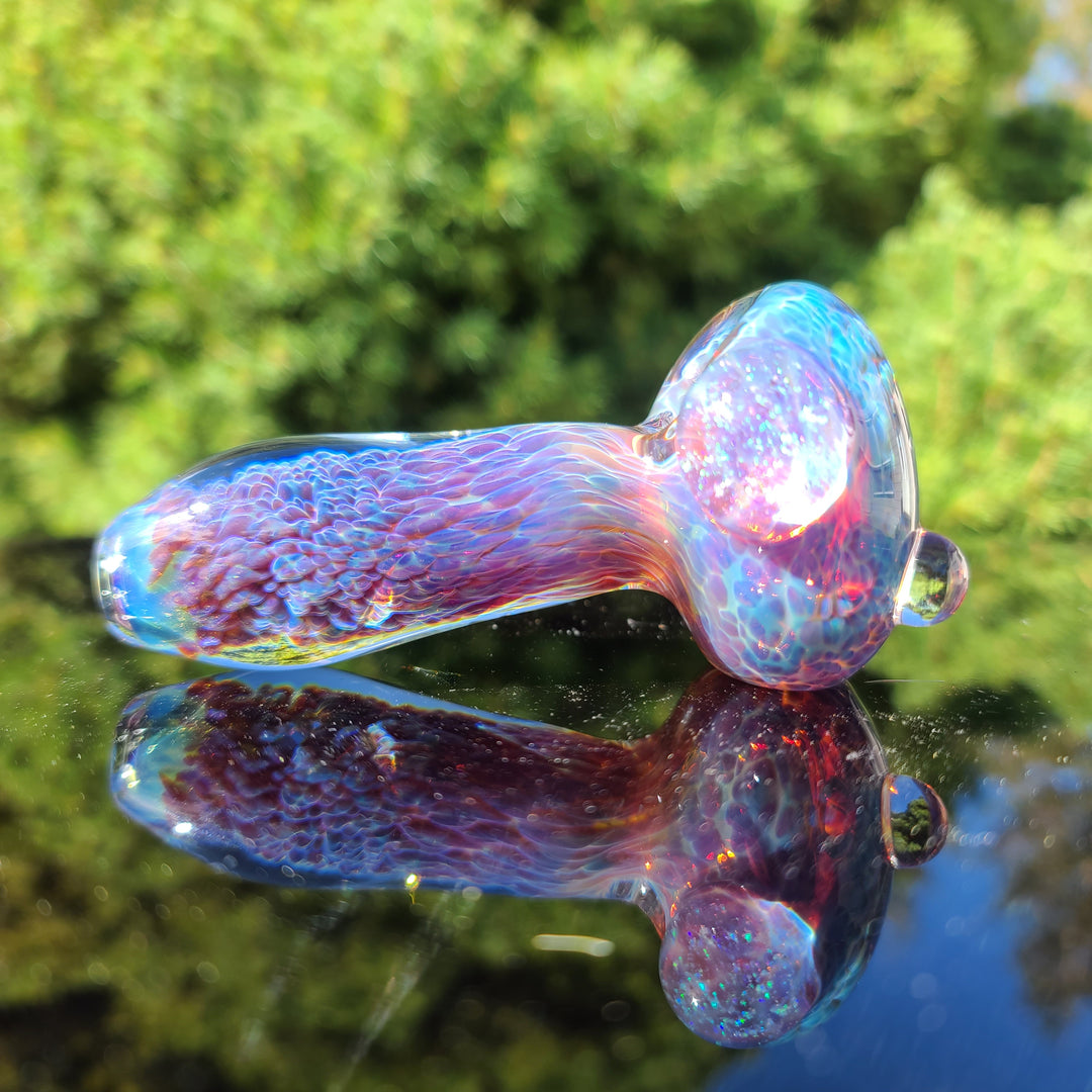 Purple Nebula Glass Pipe Glass Pipe Tako Glass   