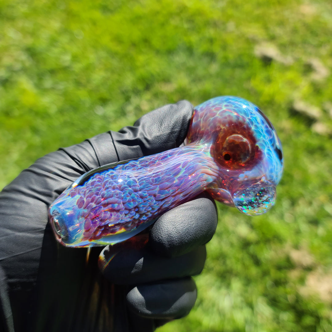 Purple Nebula Glass Pipe Glass Pipe Tako Glass   