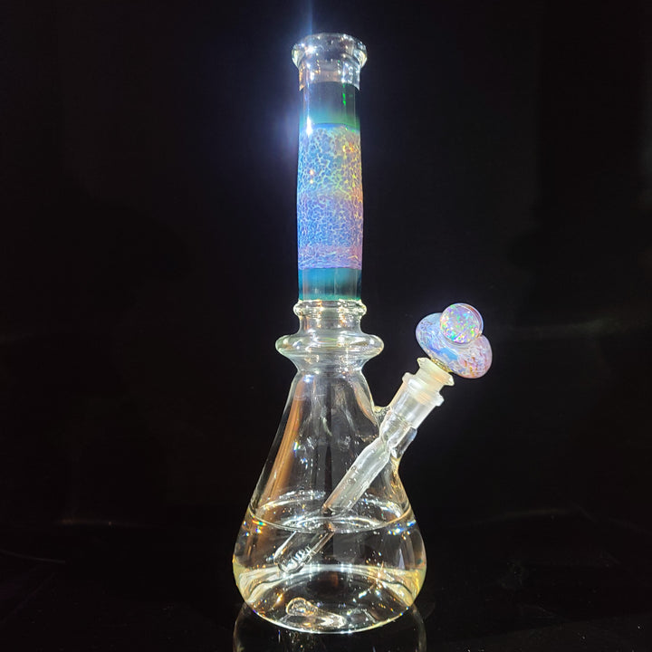 14" Purple Nebula Bong Glass Pipe Tako Glass   